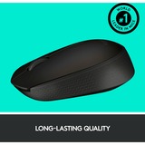 Logitech B170 Black Bp mouse Ambidestro RF Wireless Ottico Nero, Ambidestro, Ottico, RF Wireless, Nero