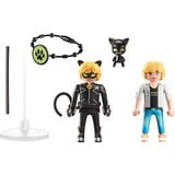 PLAYMOBIL Miraculous: Adrien & Cat Noir, Giochi di costruzione 