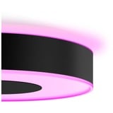 Philips Hue Plafoniera Xamento media, Luce LED Nero, Philips Hue White and Color ambiance Plafoniera Xamento media, Lampada a soffitto intelligente, Bluetooth, Nero, LED, Metallo, Lampadina/e non sostituibile/i