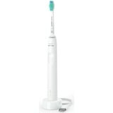 Philips Serie 3000 3000 series Sonicare Spazzolini Elettrici Sonici, confezione da 2 Spazzolini Bianchi HX3675/13, Spazzolino da denti elettrico bianco, confezione da 2 Spazzolini Bianchi HX3675/13, Adulto, Spazzolino elettrico sonico, Cura quotidiana, 31000 movimenti per minuto, Bianco, Bianco