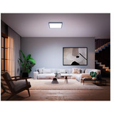Philips White Ambiance Aurelle pannello quadrato XL, Luce LED Nero