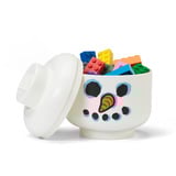 Room Copenhagen Testa contenitore LEGO "Snowman", mini, Scatola di immagazzinaggio bianco