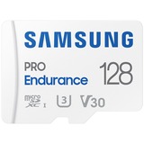 Samsung MicroSD PRO Endurance 128 GB, Scheda di memoria bianco, 128 GB, MicroSDXC, Classe 10, UHS-I, 100 MB/s, 40 MB/s