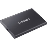 Samsung Portable SSD T7 500 GB Grigio, Disco a stato solido grigio, 500 GB, USB tipo-C, 3.2 Gen 2 (3.1 Gen 2), 1000 MB/s, Protezione della password, Grigio