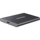 Samsung Portable SSD T7 500 GB Grigio, Disco a stato solido grigio, 500 GB, USB tipo-C, 3.2 Gen 2 (3.1 Gen 2), 1000 MB/s, Protezione della password, Grigio