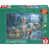 Schmidt Spiele Thomas Kinkade Studios: La Notte Silenziosa di Babbo Natale, Puzzle 