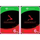 Seagate IronWolf NAS 2 x 6 TB SilentWolf Bundle, Hard-disk 
