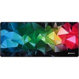 Sharkoon SKILLER SGP30 Tappetino per mouse per gioco da computer Multicolore, Gioco mouse pad multi colorata, Multicolore, Fantasia, Gomma, Tessile, Barra appoggiaferro antiscivolo, Tappetino per mouse per gioco da computer
