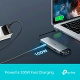 TP-Link UH6120C, Docking station grigio/Nero
