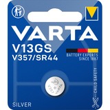 Varta -V13GS Batterie per uso domestico Batteria monouso, SR44, Ossido d'argento (S), 1,55 V, 1 pz, 155 mAh