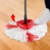 Vileda Set completo mocio Turbo 2in1 in microfibra, Tergipavimento Nero/Rosso