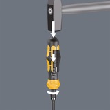 Wera Kraftform Kompakt 900 Imperial Set 1, con cacciavite a percussione, Set di bit Nero/Giallo