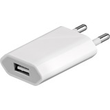 goobay 44950 Caricabatterie per dispositivi mobili Bianco Interno bianco, Interno, AC, 5 V, IP20, Bianco