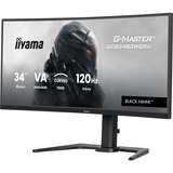 iiyama GCB3482WQSU-B1 Monitor PC 86,4 cm (34") 3440 x 1440 Pixel UltraWide Quad HD LED Nero, Monitor di gioco Nero, 86,4 cm (34"), 3440 x 1440 Pixel, UltraWide Quad HD, LED, 0,6 ms, Nero