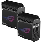 ASUS ROG Rapture GT6 (B-2-PK) Banda tripla (2.4 GHz/5 GHz/5 GHz) Wi-Fi 6 (802.11ax) Nero 4 Interno, Router Nero, Nero, Interno, Router Mesh, Potenza, 538,8 m², Banda tripla (2.4 GHz/5 GHz/5 GHz)
