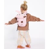 Affenzahn Piccolo amico Tonie maiale, Zaino fucsia/marrone