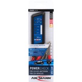 Ansmann Vehicle power check tester per batterie Nero, Strumento di misura Nero, Portezione oltre il voltaggio, Nero