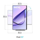 BenQ MA320U Monitor PC 80 cm (31.5") 3840 x 2160 Pixel 4K Ultra HD Bianco, Monitor LED argento/Nero, 80 cm (31.5"), 3840 x 2160 Pixel, 4K Ultra HD, 5 ms, Bianco