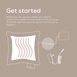 Beurer HK 77 Heaty crema cashmere, Termoforo crema