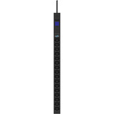 BlueWalker PowerWalker PDU PHL03 16xC13 (ingresso IEC C14), Alimentazione elettrica Nero