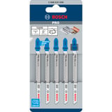 Bosch Lama per seghetto alternativo PRO curva per alluminio T 227 D, 100mm, Lama per sega 