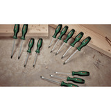 Bosch Set di cacciaviti + magnetizzatore, 6 pezzi, Cacciavite verde/Nero