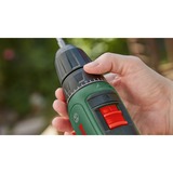 Bosch Trapano avvitatore a batteria EasyImpact 1200 + set di punte e trapani, Cordless verde/Nero