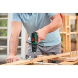 Bosch Trapano avvitatore a batteria EasyImpact 1200 + set di punte e trapani, Cordless verde/Nero
