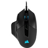 Corsair Nightsword RGB mouse Mano destra USB tipo A Ottico 18000 DPI Nero, Mano destra, Ottico, USB tipo A, 18000 DPI, Nero