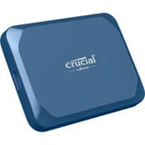 Crucial X10 Portable SSD 2 TB, Disco a stato solido blu