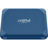 Crucial X10 Portable SSD 2 TB, Disco a stato solido blu