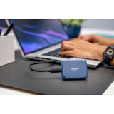 Crucial X10 Portable SSD 2 TB, Disco a stato solido blu