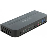 DeLOCK 11482 switch per keyboard-video-mouse (kvm) Nero 7680 x 4320 Pixel, 8K Ultra HD, Nero