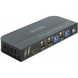 DeLOCK 11482 switch per keyboard-video-mouse (kvm) Nero 7680 x 4320 Pixel, 8K Ultra HD, Nero