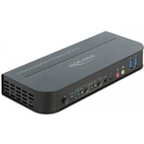 DeLOCK 11482 switch per keyboard-video-mouse (kvm) Nero, Switch KVM 7680 x 4320 Pixel, 8K Ultra HD, Nero