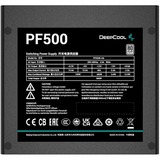 DeepCool PF500 alimentatore per computer 500 W 20+4 pin ATX ATX Nero Nero, 500 W, 220 - 240 V, 50 Hz, 100 W, 480 W, 100 W