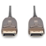 Digitus Cavo in fibra ottica ibrido DisplayPort AOC, UHD 8K Nero