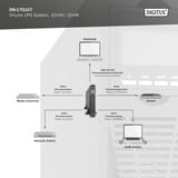 Digitus DN-170107 OnLine 10 kVA/10 kW, UPS Nero