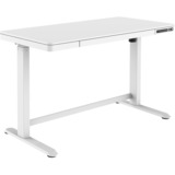 Digitus Scrivania regolazione elettricamente in altezza con postazione di ricarica USB e cassetto, Tabella bianco, Cina, 72 cm, 121 cm, 1200 mm, 600 mm, 1210 mm