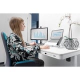 Digitus Scrivania regolazione elettricamente in altezza con postazione di ricarica USB e cassetto, Tabella bianco, Cina, 72 cm, 121 cm, 1200 mm, 600 mm, 1210 mm