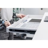 Digitus Scrivania regolazione elettricamente in altezza con postazione di ricarica USB e cassetto, Tabella bianco, Cina, 72 cm, 121 cm, 1200 mm, 600 mm, 1210 mm