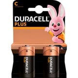 Duracell Plus 100 C B2 x10, Batteria Batteria monouso, C, Alcalino, 1,5 V, 2 pz, Multicolore