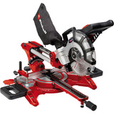 EINHELL Sega combinata da banco scorrevole e ingletatrice, Sega mitra/Troncatrice rosso/Nero