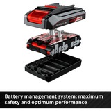 Einhell PXC-Starter-Kit Set batteria e caricabatterie Nero, Set batteria e caricabatterie, 2,5 Ah, 18 V, Nero, Rosso, 0,83 h, 200 - 250 V