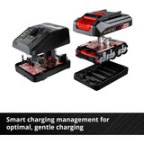 Einhell PXC-Starter-Kit Set batteria e caricabatterie Nero, Set batteria e caricabatterie, 2,5 Ah, 18 V, Nero, Rosso, 0,83 h, 200 - 250 V