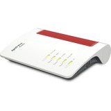 FRITZ! FRITZ!Box 6670, Router bianco/Rosso, Box 6670, Wi-Fi 7 (802.11be), Dual-band (2.4 GHz/5 GHz), Collegamento ethernet LAN, Bianco, Router da tavolo