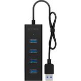 ICY BOX IB-HUB1409-U3 USB 3.2 Gen 1 (3.1 Gen 1) Type-A 5000 Mbit/s Nero, Hub USB USB 3.2 Gen 1 (3.1 Gen 1) Type-A, USB 3.2 Gen 1 (3.1 Gen 1) Type-A, 5000 Mbit/s, Nero, Alluminio, 0,4 m