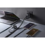 Intenso Alimentatore GaN + cavo, Caricabatterie Nero