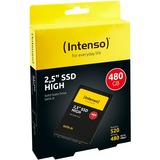 Intenso High 2.5" 480 GB Serial ATA III 480 GB, 2.5", 520 MB/s, 6 Gbit/s