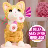 Just Play FurReal Bella, Peluche animali Gatto giocattolo, 4 anno/i, Interattivo, Stilo AA, Batterie incluse